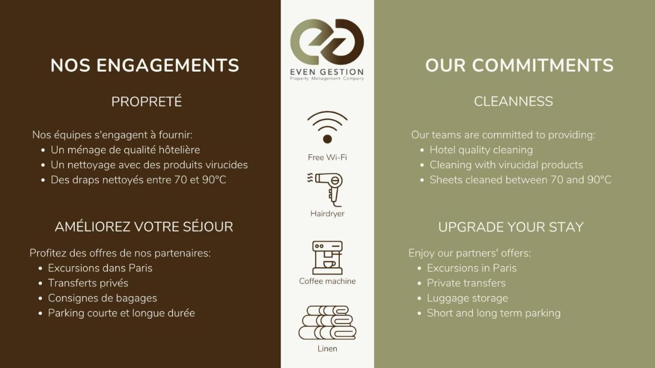 New Triplex 6Pers#Etoile#Porte Maillot#Porte Champerret باريس المظهر الخارجي الصورة